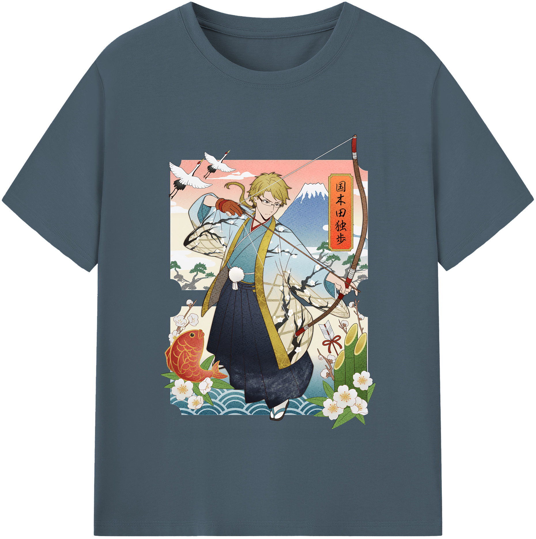 （画像用） 文豪ストレイドッグス Bungo Stray Dogs 綿100％半袖Tシャツ（フロントプリント）